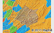 Satellite Map of Cankuzo, political outside