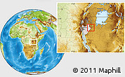 Physical Location Map of Mushiha, highlighted country