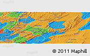 Political Panoramic Map of Cankuzo