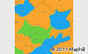 Political Simple Map of Cankuzo