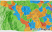 Political 3D Map of Cibitoke
