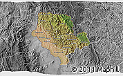 Satellite 3D Map of Cibitoke, desaturated
