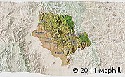 Satellite 3D Map of Cibitoke, lighten