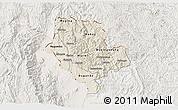 Shaded Relief 3D Map of Cibitoke, lighten