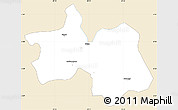 Classic Style Simple Map of Bukinanvana, single color outside