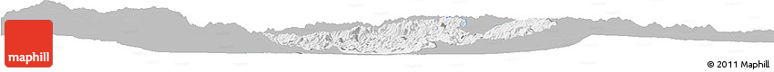 Gray Horizon Map of Cibitoke, single color outside