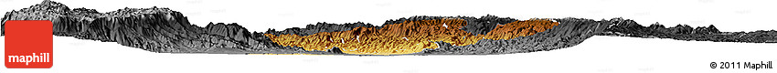 Physical Horizon Map of Cibitoke, darken, desaturated Physical Horizon Map of Cibitoke, darken, desaturated