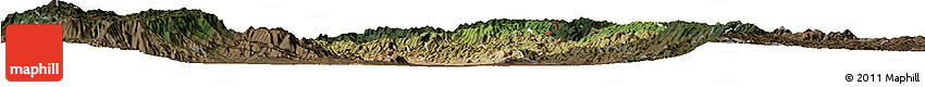 Satellite Horizon Map of Cibitoke, darken
