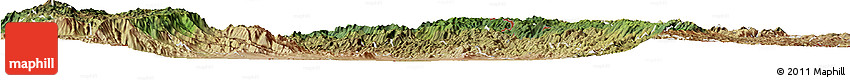 Satellite Horizon Map of Cibitoke