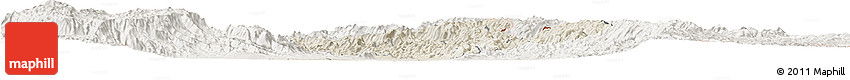 Shaded Relief Horizon Map of Cibitoke, lighten Shaded Relief Horizon Map of Cibitoke, lighten