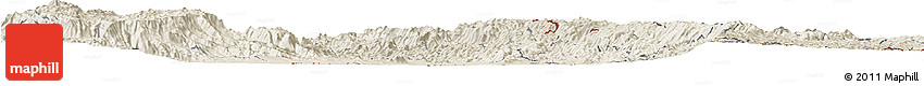 Shaded Relief Horizon Map of Cibitoke