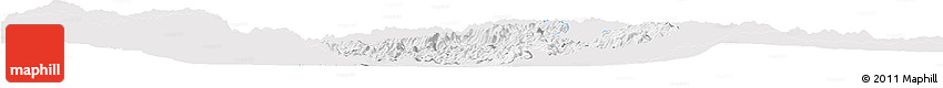 Silver Style Horizon Map of Cibitoke, single color outside