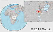 Gray Location Map of Cibitoke