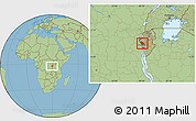 Savanna Style Location Map of Cibitoke