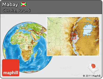 Physical Location Map of Mabay, highlighted country, highlighted parent region