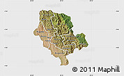 Satellite Map of Cibitoke, single color outside