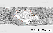 Gray Panoramic Map of Cibitoke