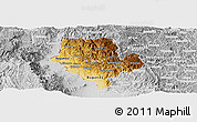 Physical Panoramic Map of Cibitoke, lighten, desaturated