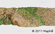 Satellite Panoramic Map of Cibitoke