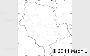 Blank Simple Map of Cibitoke, no labels