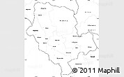 Blank Simple Map of Cibitoke