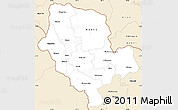 Classic Style Simple Map of Cibitoke