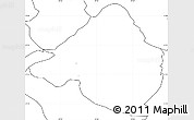 Blank Simple Map of Bugendana, no labels