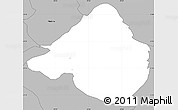 Gray Simple Map of Bugendana