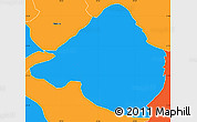 Political Simple Map of Bugendana