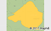 Savanna Style Simple Map of Bugendana