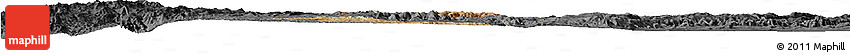 Satellite Horizon Map of Gitega, darken, desaturated