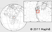 Blank Location Map of Itaba