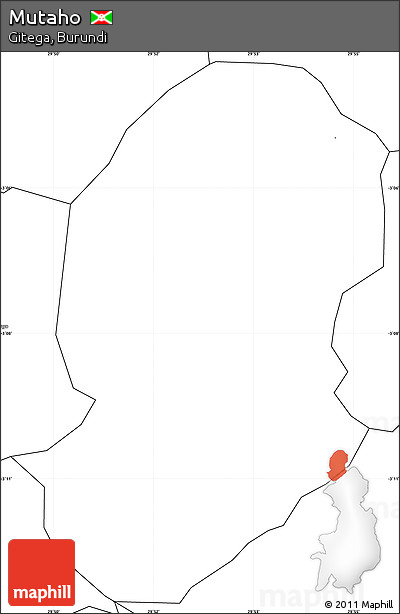Blank Simple Map of Mutaho