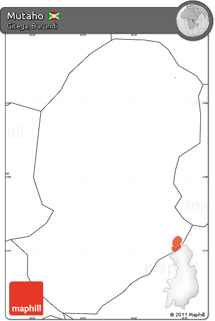 Blank Simple Map of Mutaho