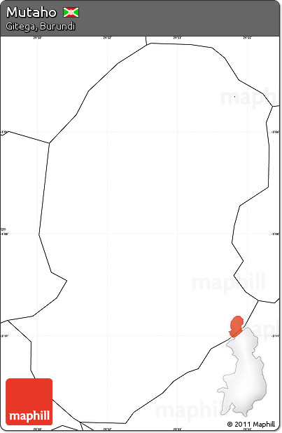 Blank Simple Map of Mutaho