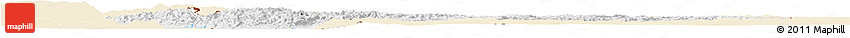 Classic Style Horizon Map of Burundi, single color outside