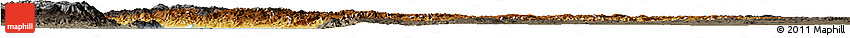 Physical Horizon Map of Burundi, darken, semi-desaturated