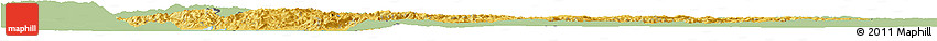 Savanna Style Horizon Map of Burundi, single color outside