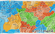 Political Shades 3D Map of Kayanza