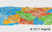 Political Shades Panoramic Map of Kayanza