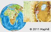 Physical Location Map of Rango, highlighted country, highlighted parent region
