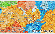 Political Shades 3D Map of Kirundo