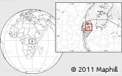 Blank Location Map of Busoni, highlighted country