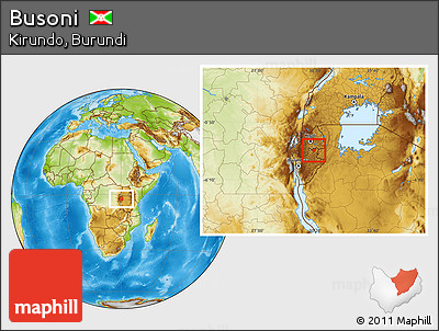 Physical Location Map of Busoni