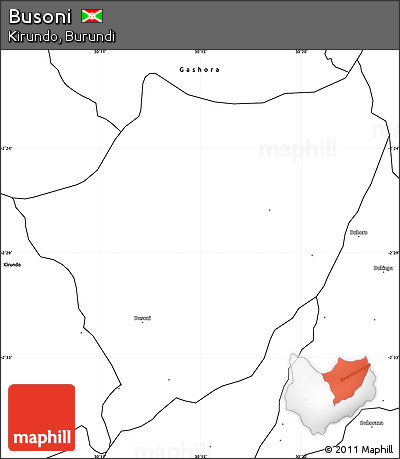 Blank Simple Map of Busoni