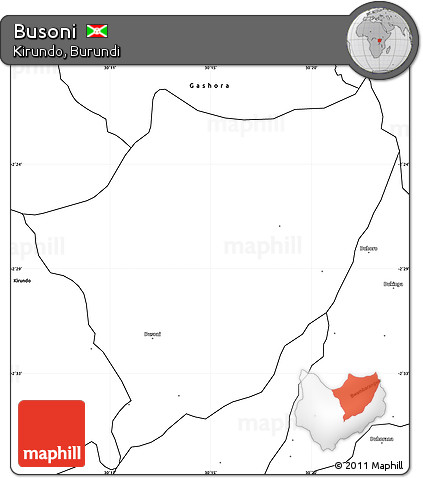 Blank Simple Map of Busoni