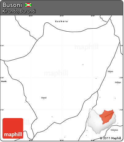 Blank Simple Map of Busoni