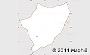 Classic Style Simple Map of Busoni, cropped outside