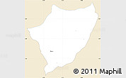 Classic Style Simple Map of Busoni, single color outside