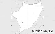 Silver Style Simple Map of Busoni